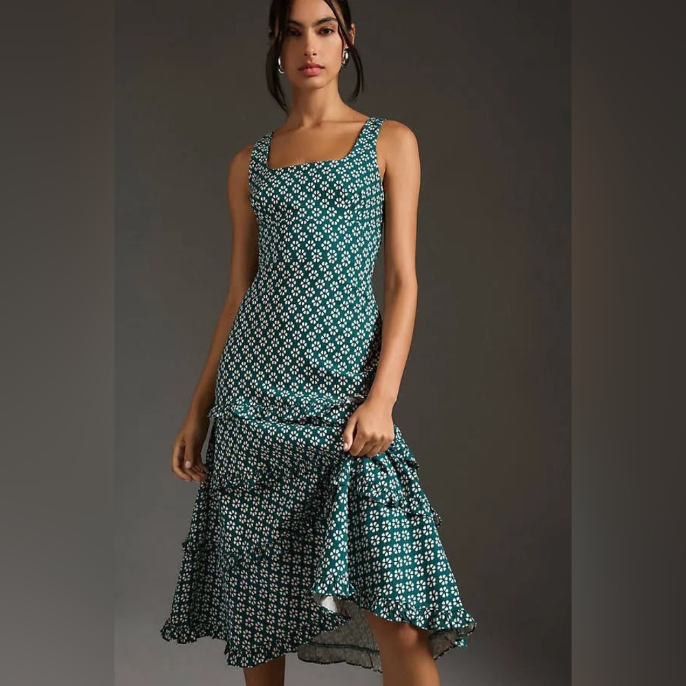 Anthropologie Dress | The Blythe Square Neck Dress